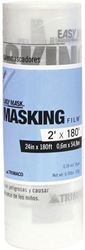 Trimaco EasyMask 62480 Masking Film, 180 ft L, 24 in W, Pack of 12