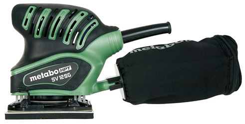 Metabo HPT SV12SGM Sheet Orbital Finishing Sander, 1.7 A, 1/16 in Spindle, 4-3/8 x 4 in Pad/Disc