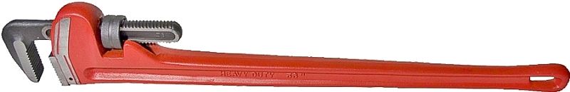 Superior Tool 02836 Pipe Wrench, 5 in Jaw, 36 in L, Straight Jaw, Iron, Epoxy-Coated