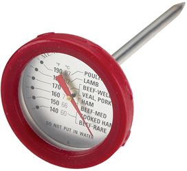 GrillPro 11391 Meat Thermometer With Silicone Bezel