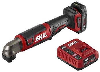 SKIL RI574502 Right Angle Impact Driver, Battery Included, 12 V, 2 Ah, 1/4 in Drive, Hex Drive, 3750 ipm