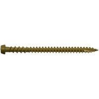 Camo 0349154 Deck Screw, #10 Thread, 2-1/2 in L, Star Drive, Type 99 Double-Slash Point, Carbon Steel, ProTech-Coated, 350/PK