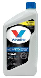 Valvoline 797974 Motor Oil, 5W-20, 1 qt, Bottle, Pack of 6