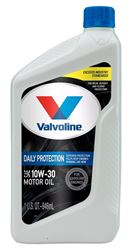 Valvoline Daily Protection 797578 Synthetic Blend Motor Oil, 10W-30, 1 qt, Bottle, Pack of 6