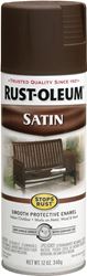 Rust-Oleum 241239 Rust Preventative Spray Paint, Low Satin, Dark Brown, 12 oz, Can