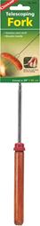 Coghlans 9670 Telescoping Fork, Stainless Steel/Wood, Chrome