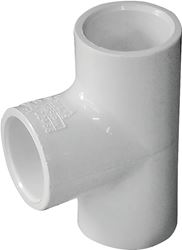 IPEX 435775 Pipe Tee, 1/2 in, Socket, PVC, White, SCH 40 Schedule, 150 psi Pressure