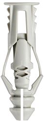 Cobra Anchors 171R Wall Anchor, Polyethylene, Chrome, 35 lb