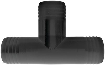 Green Leaf T114P Hose Adapter Tee, Polypropylene, Black