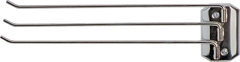 Decko 38190 Towel Bar, 13-1/2 in L Rod, Steel, Chrome, Surface