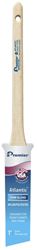 Premier Atlantic 17320 Paint Brush, 1 in W, Thin Angle Sash Brush, 2-3/16 in L Bristle, Nylon/Polyester Bristle