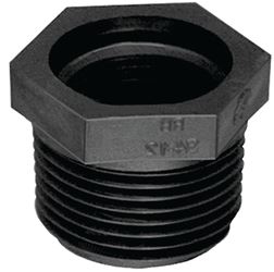 Green Leaf RB300-200P Reducing Pipe Bushing, 3 x 2 in, MPT x FPT, Black