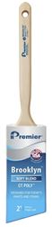 Premier Brooklyn 17291 Paint Brush, 2 in W, Angle Sash Brush, 2-3/4 in L Bristle, Polyester Bristle