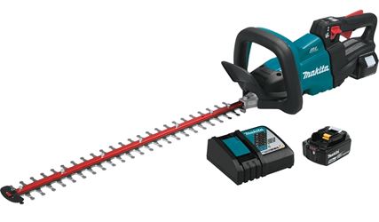 Makita XHU07T Cordless Hedge Trimmer Kit, Battery Included, 5 Ah, 18 V, Lithium-Ion, 3/8 in Cutting Capacity