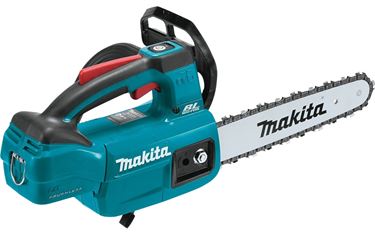 Makita XCU06Z Chainsaw, Tool Only, 18 V, Lithium-Ion, 2 in Cutting Capacity, 10 in L Bar, 3/8 in Pitch