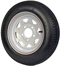 MARTIN Wheel DM412B-5C-I Trailer Tire, 1120 lb Withstand, 4-1/2 in Dia Bolt Circle, Rubber