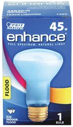 Feit Electric 45R20/N Incandescent Bulb, 50 W, R20 Lamp, Medium E26 Lamp Base, 3000 K Color Temp, 2000 hr Average Life, Pack of 6