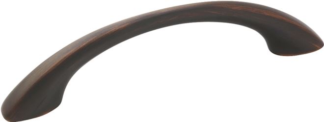 Amerock BP53003ORB Cabinet Pull, 4-13/16 in L Handle, 1-1/16 in Projection, Zinc, Oil-Rubbed Bronze