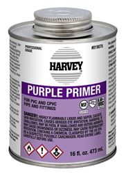 Harvey 019070-12 All-Purpose Professional-Grade Primer, Liquid, Purple, 16 oz Can