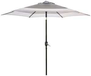 Seasonal Trends 59793 Tilt/Crank Market Umbrella, 94.4 in H, 106.2 in W Canopy, 106.2 in L Canopy, Hexagonal Canopy