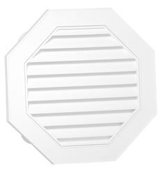 Canplas 626058-00 Gable Vent, 19.232 in L, 19.232 in W, Polypropylene, White