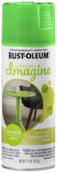 Rust-Oleum Imagine 345654 Craft Spray Paint, Neon Green, 11 oz, Can