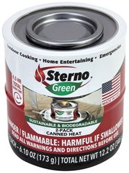 Sterno 20366 Cooking Fuel, 12.2 oz, 2.25 hr Burn Time