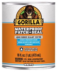 Gorilla 105343 Rubberized Spray Coating, Waterproof, White, 16 oz, Pack of 6