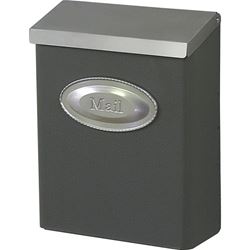 Gibraltar Mailboxes Designer Series DVKPBZ00 Mailbox, 440 cu-in Capacity, Galvanized Steel, Powder-Coated, 9.7 in W