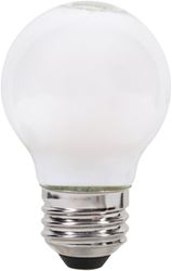 Sylvania 40799 Natural LED Bulb, Globe, G16.5 Lamp, 40 W Equivalent, E26 Lamp Base, Dimmable, Frosted, Soft White Light