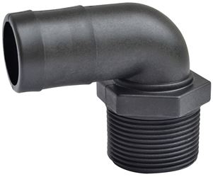 Green Leaf EL300HD Heavy-Duty Elbow, 90 deg Angle, 3 x 3 in, MNPT x Barb