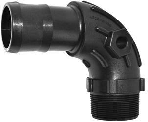 Green Leaf HB300SW90 Hose Elbow, 3 in, MNPT x Hose Barb