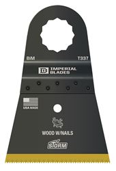 Imperial Blades SuperCut IBSCT337-1 Oscillating Blade, 2-1/2 in, TiN Coated Bi-Metal