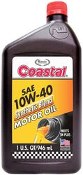 Coastal 19201 Motor Oil, 10W-40, 1 qt, Pack of 12