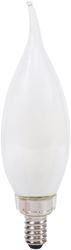 Sylvania 40780 Natural LED Bulb, Decorative, B10 Bent Tip Lamp, 40 W Equivalent, E12 Lamp Base, Dimmable, Frosted