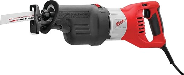 Milwaukee 6538-21 Reciprocating Saw, 15 A, 1-1/4 in L Stroke, 0 to 2800 spm, Includes: Carrying Case