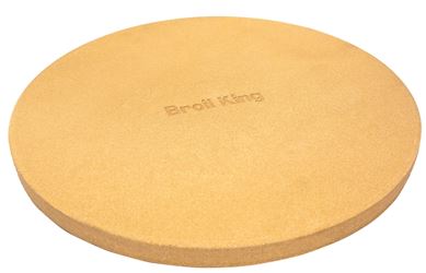 Broil King 69814 Grilling Stone, Round, 15 in Dia, Ceramic, Orange