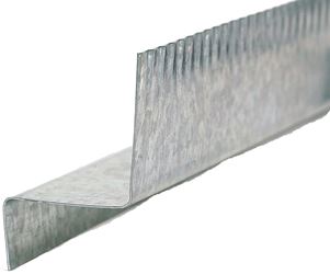 Amerimax 5651400120 Z-Bar Flashing, 10 ft L, 3/8 in W, Galvanized Steel, Pack of 50