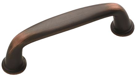 Amerock Kane Series BP53701ORB Cabinet Pull, 3-5/8 in L Handle, 1-1/8 in H Handle, 1-1/8 in Projection, Zinc