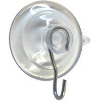 OOK 54402 Suction Cup, Plastic Base, Clear Base, 3 lb Working Load, Pack of 6