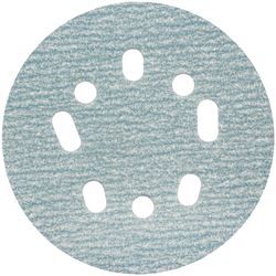 Norton ProSand Series 07660768328 Vacuum Disc, 5 in Dia, Coated, 80 Grit, Coarse, Ceramic Alumina Abrasive, 8-Hole