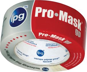 IPG 5103-2/91394 Masking Tape, 60 yd L, 1.87 in W, Smooth Crepe Paper Backing, Beige