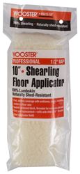 Wooster RR412-10 Shearling Floor Applicator, Hardwood Handle