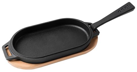 Ooni UU-P08C00 Sizzler Pan, Cast Iron, Black/Brown