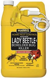 Harris HBXA-128 Beetle and Box Elder Bug Killer, Liquid, Spray Application, 128 oz