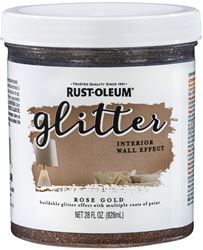 Rust-Oleum 360221 Textured Glitter Paint, Rose Gold, 28 fl-oz, Can