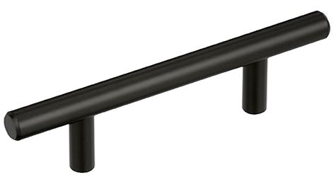 Amerock Bar Pulls Series BP40515BBR Cabinet Pull, 5-3/8 in L Handle, 1/2 in H Handle, 1-3/8 in Projection, Carbon Steel