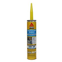 SIKA SIKAFLEX PRO SELECT Series 515309 Construction Sealant, White, 10.1 oz, Cartridge