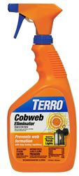 Terro T2360 Cobweb Eliminator, Liquid, Vinegar Like, 1 qt, Bottle