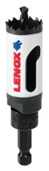 Lenox Speed Slot 1772481 Hole Saw, 1 in Dia, 1-9/16 in D Cutting, 1/4 in Arbor, HSS Cutting Edge